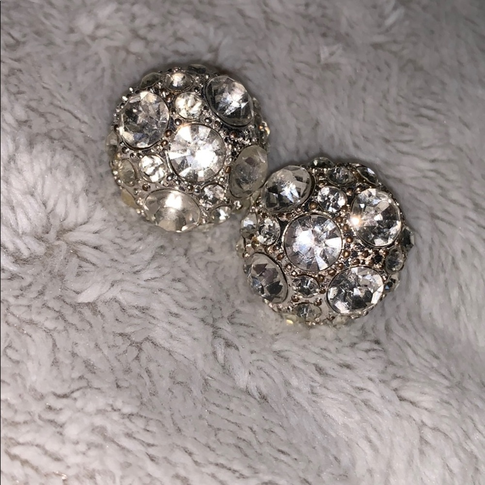 Silver earrings